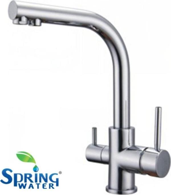 Spring Water 3 Yollu Musluk - Eviye Bataryası - Sıcak, Soğuk, Arıtma - Image 1