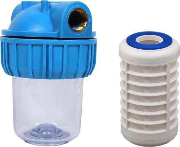 Spring Water Daire Girişi Su Sayacı Çamur Ve Tortu Su Arıtma Filtresi - 5 İnch Yıkanabilir Filtre - Image 1