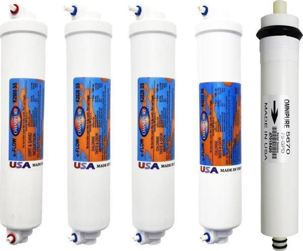 Omnipure K25 Serisi Inline 5'Li Membranlı Filtre Seti - Image 1