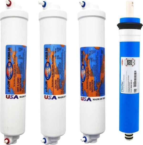 Spring Water Omnipure 25 Serisi 4'Lü Filtre Seti Distribütör Garantisiyle - Image 1