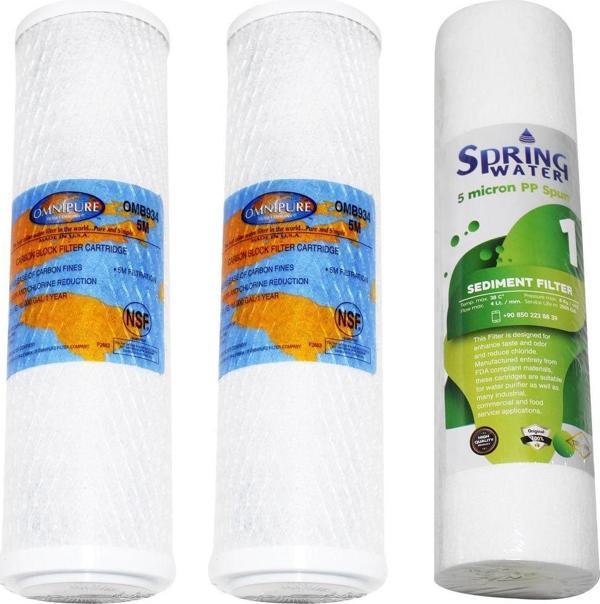 Spring Water Yüksek Kalite Abd Ürünü Omnipure 3'Lü Filtre Seti - Image 1