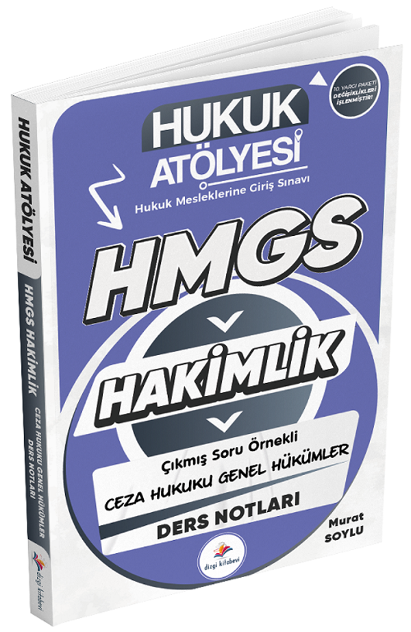 Dizgi Kitap Hukuk Atölyesi HMGS Hakimlik Ceza Hukuku Genel Hükümler Ders Notları - Murat Soylu Dizgi Kitap - Dizgi Kitap Yayınları - Image 1