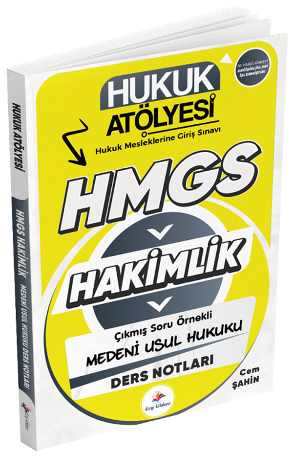 Dizgi Kitap Hukuk Atölyesi HMGS Hakimlik Medeni Usul Hukuku Ders Notları - Cem Şahin Dizgi Kitap - Dizgi Kitap Yayınları - Image 1