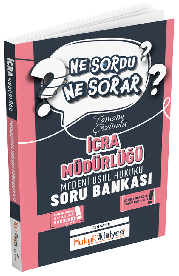Dizgi Kitap Hukuk Atölyesi İcra Müdürlüğü Medeni Usul Hukuku Ne Sordu Ne Sorar Soru Bankası Çözümlü - Cem Şahin Dizgi Ki - Dizgi Kitap Yayınları - Image 1