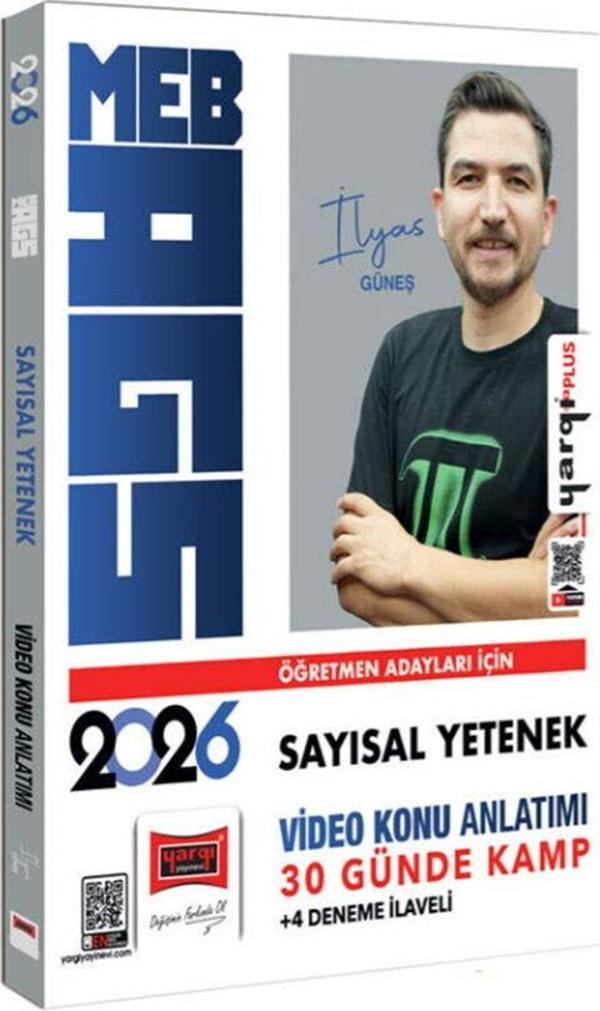 Yargı Yayınları 2026 MEB AGS Öğretmen Adayları İçin Sayısal Yetenek 30 Günde Kamp Kitabı - Yargı Yayınları - Image 1