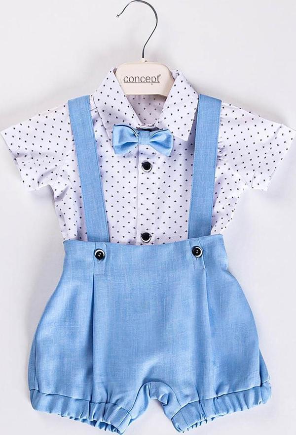Concept Erkek Bebek Salopet 3-12 Ay Mavi - Image 1