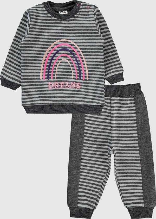 Civil Baby Kız Bebek Takım 6-18 Ay Antrasit  - Image 1