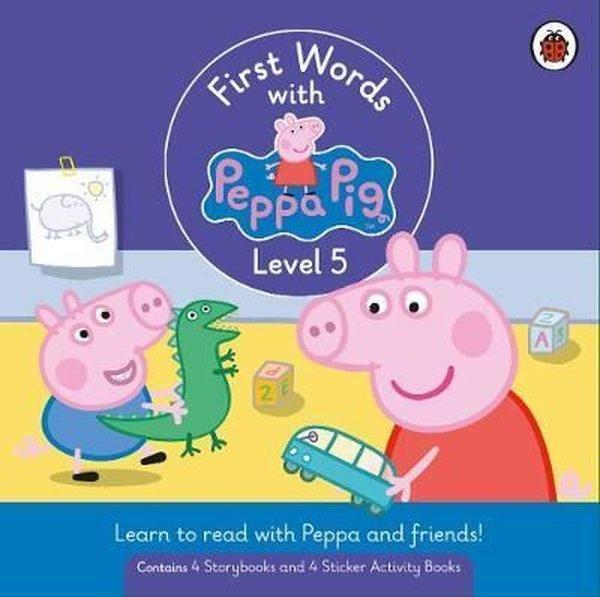 First Words with Peppa Level 5 Box Set - Puffin - Image 1