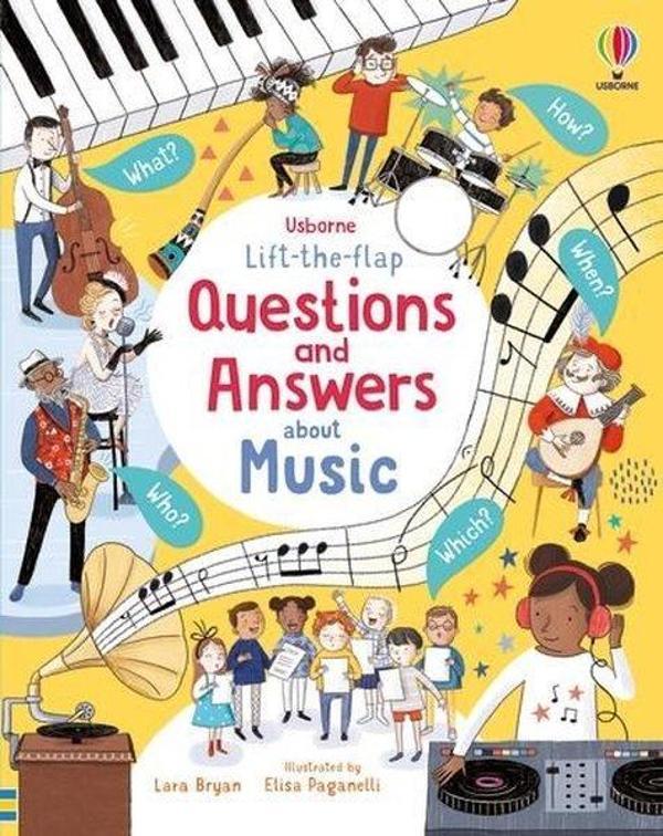 Lift-the-Flap Questions and Answers About Music - Usborne - Image 1