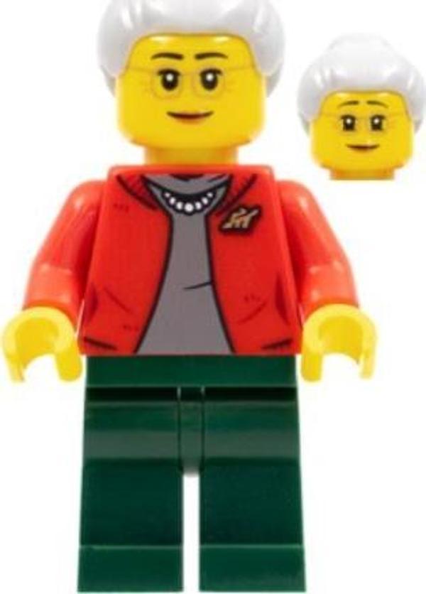 Lego Minifigür Grandmother hol273 - Image 1