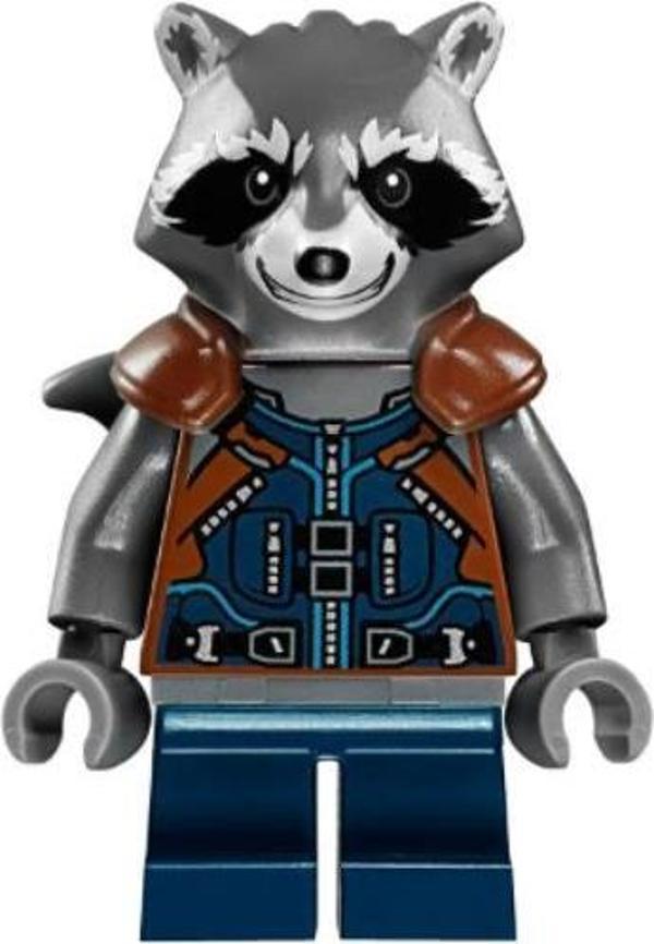 Lego Minifigür Rocket Raccoon sh0384 - Image 1