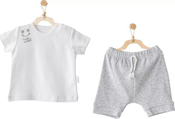 2'li Basic Bebe Takım Grey Melange - Image 1