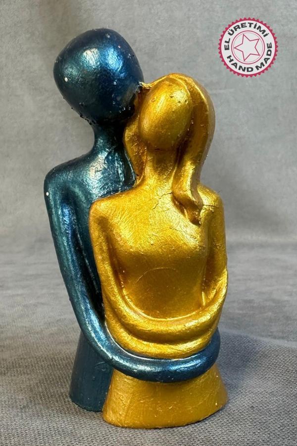 Uretti - Hülya 6683 El Yapımı Dekoratif Sarılmış Çift Biblo - Image 1