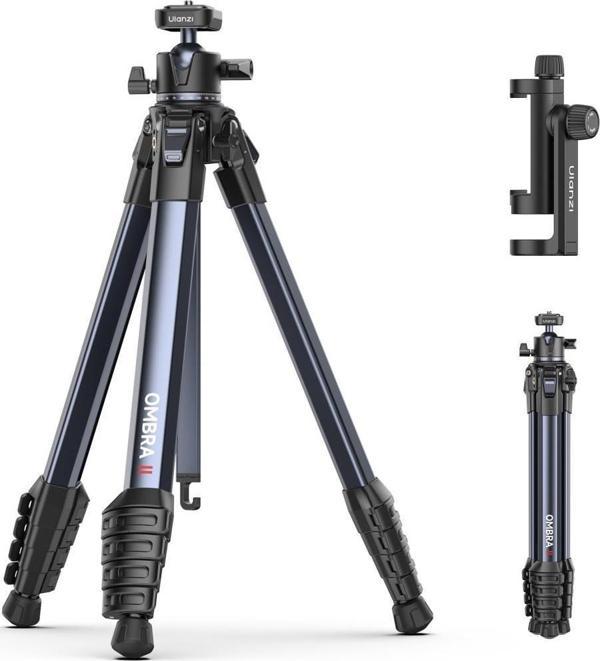 Ulanzi Ombra II Seyahat Fotoğraf Tripodu T156 - Siyah - Image 1