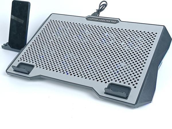 Ga46 Gaming Dizüstü Bilgisayar Soğutucu Laptop Standı 8 FAN RGB LED Telefon Tutucu Yükseklik Ayarlı - Image 1