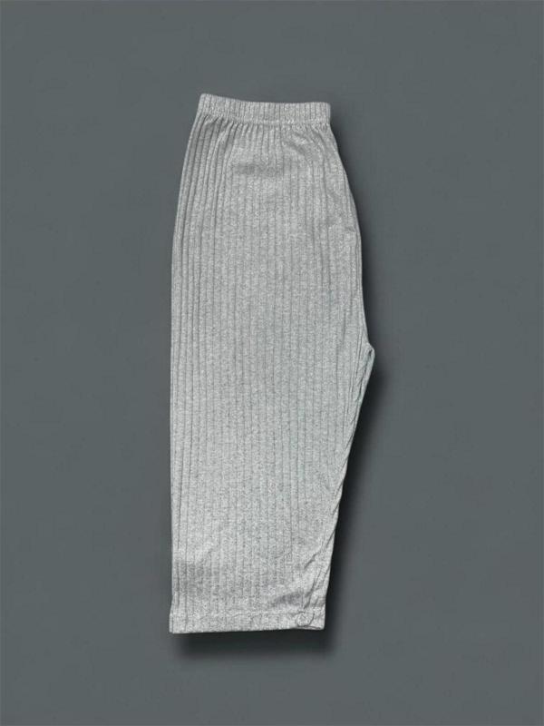 Esnek Fitilli Diz Altı Büyük Beden Anne Kadın Kapri - Image 1