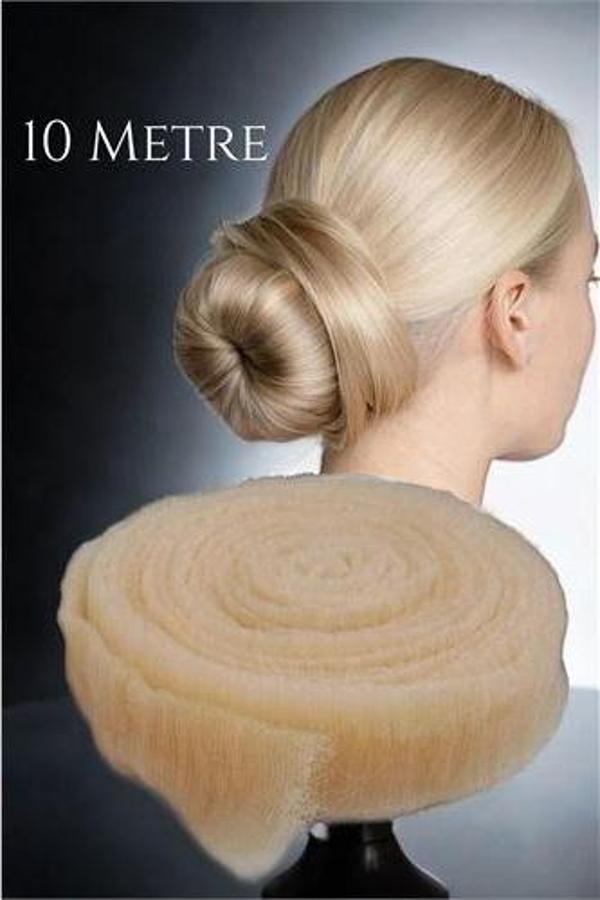 ModaCar Saç Topuz Süngeri SARI 10 METRE Forero Design - Image 1