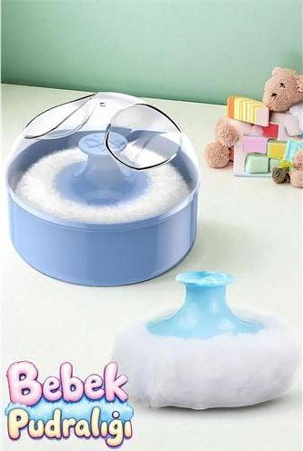 Modacar Bebek Pudralığı -  Puff Pudralık - Bebek Pudrası Pufu - Image 1