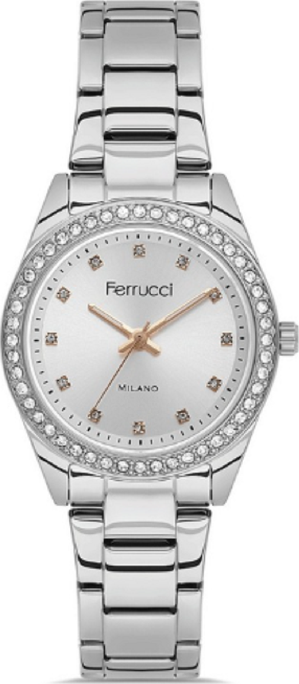 Ferrucci Fer.03260m.01 Çelik Kordon Kadın Kol Saati -F658 - Image 1