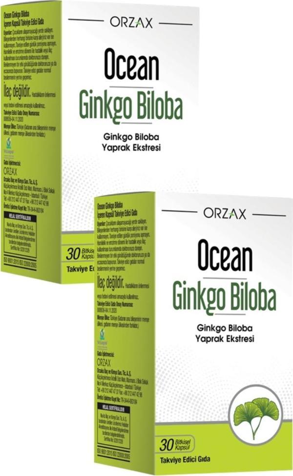 Ocean Ginkgo Biloba 30 Kapsül x 2 Adet - Image 1