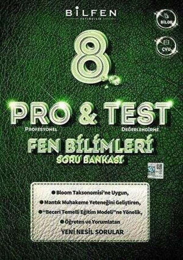 8.Sınıf Pro&Test  Fen Bilimleri Soru Bankası - Bilfen Yayınları - Image 1