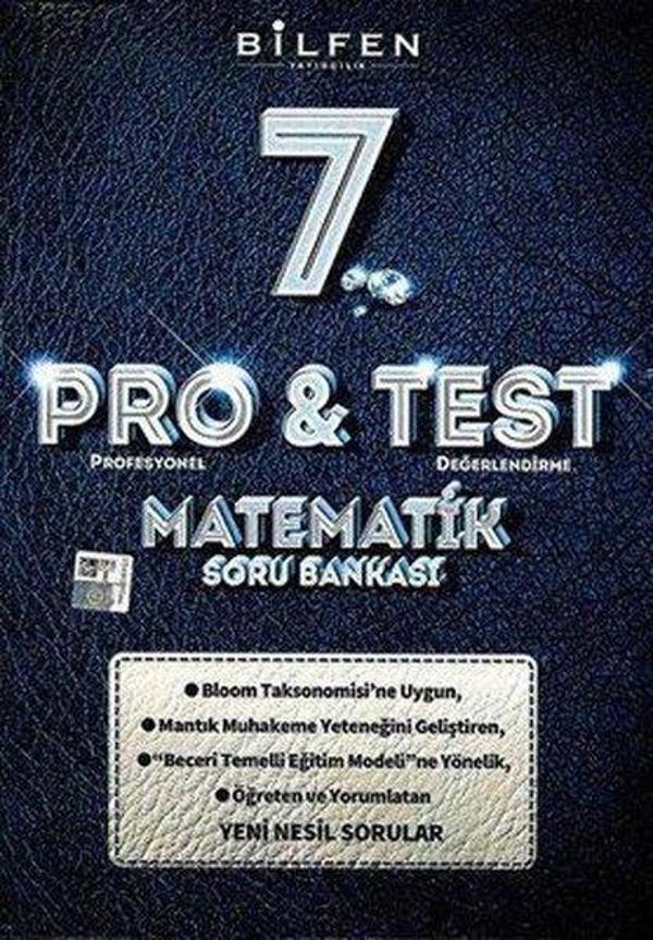 7.Sınıf Pro&Test  Matematik Soru Bankası - Bilfen Yayınları - Image 1