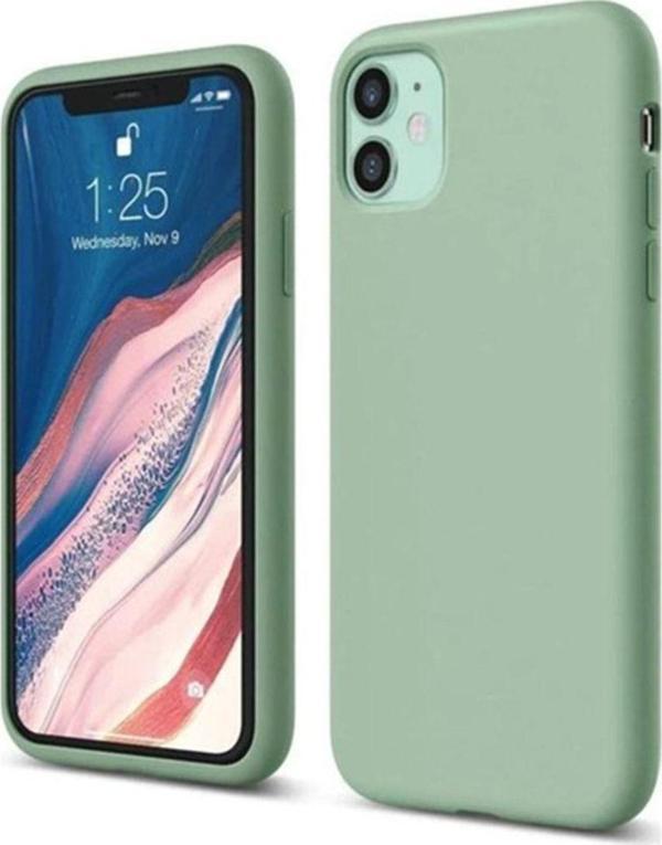 Iphone 11 Uyumlu Kılıf Iç Kadife Tam Koruma Silikon Lansman - Image 1