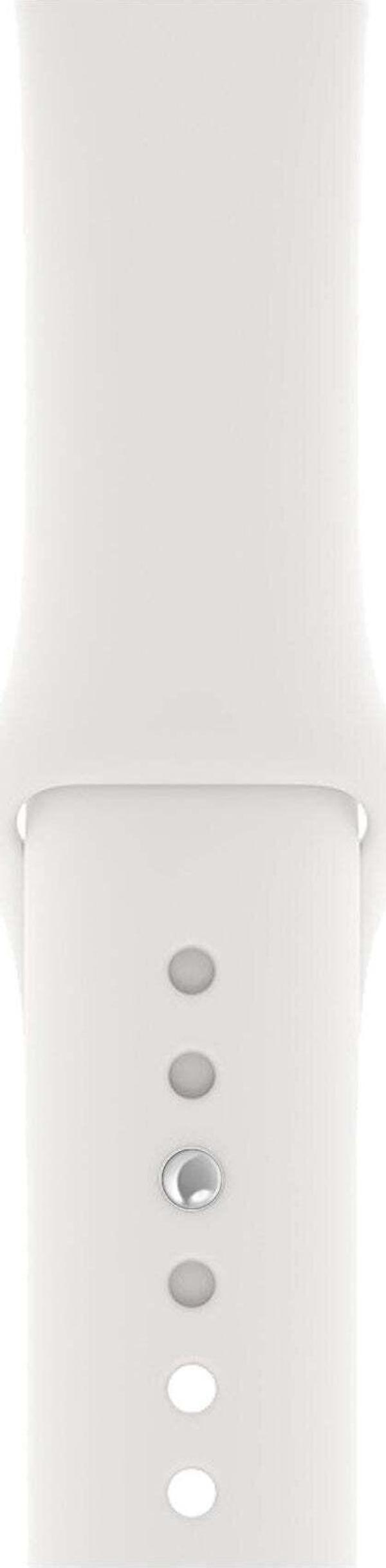 Watch 2 3 4 5 6 7 Se 38 40 41mm A+ Kaliteli Silikon Kordon Beyaz - Image 1