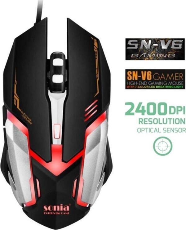 Kablolu Oyuncu Mouse Sn-v6 - Image 1