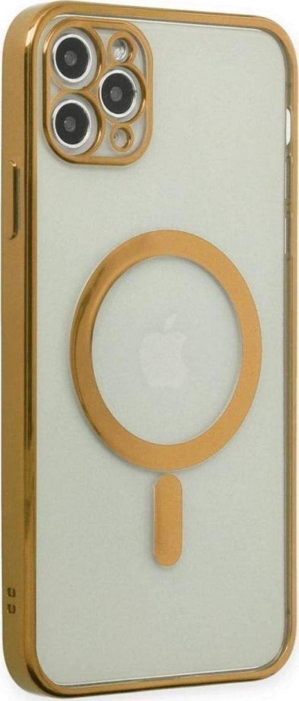 Iphone 11 Pro Manyetik Kablosuz Şarj Edilen Kamera Korumalı Silikon Kılıf - Image 1