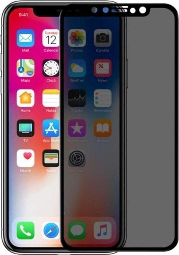 Apple Iphone 14 Pro Max 6.7'' Hayalet Kırılmaz Cam Privacy Tam Kaplayan - Image 1