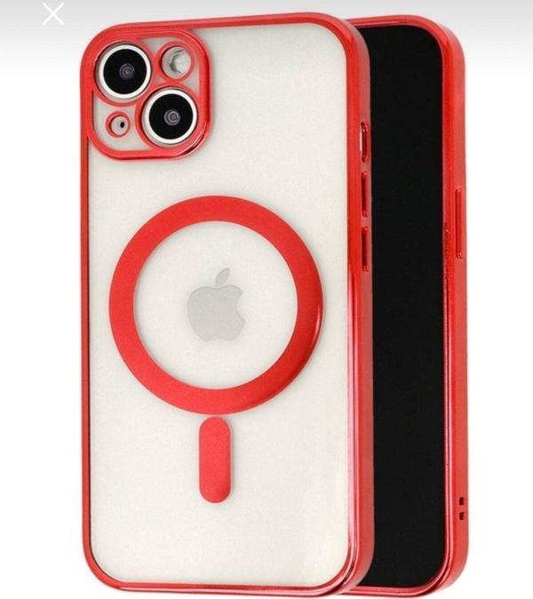 Iphone 13 Manyetik Kablosuz Şarj Edilen Kamera Korumalı Silikon Kılıf - Image 1