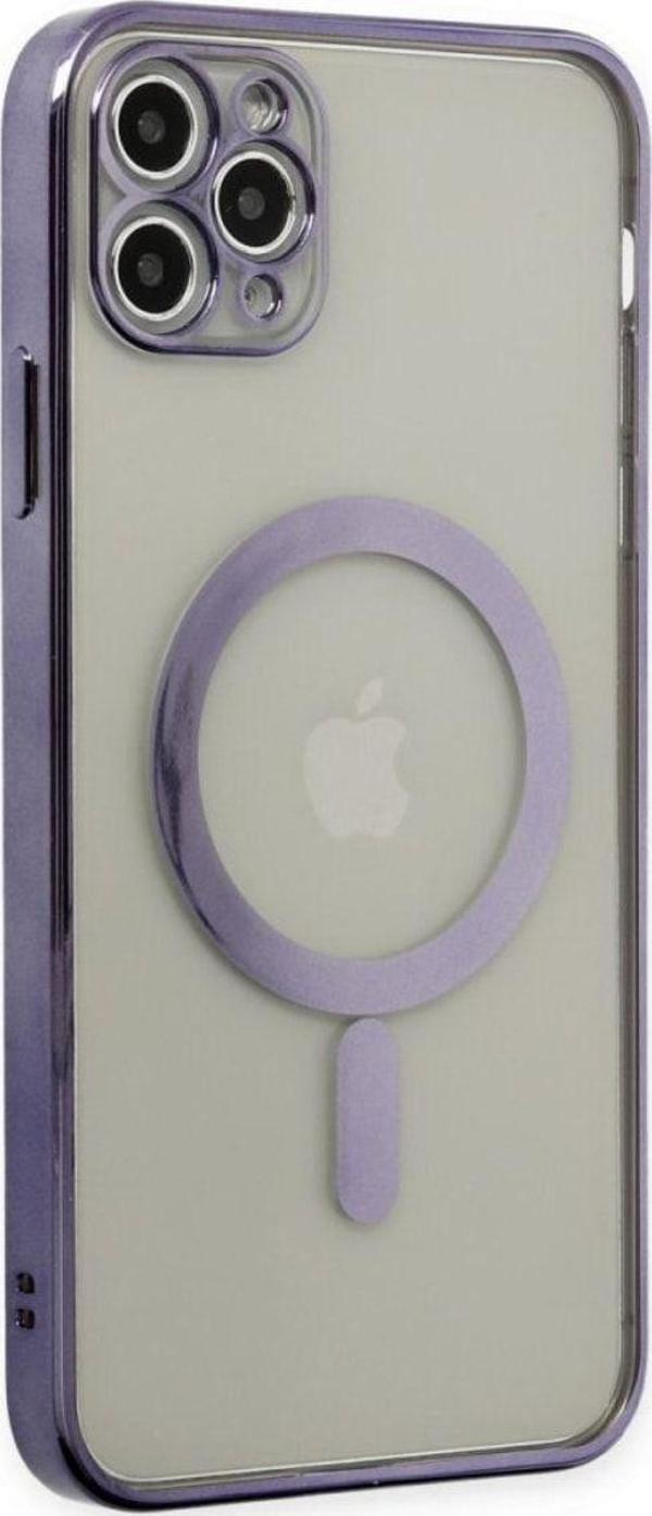 Iphone 11 Pro Manyetik Kablosuz Şarj Edilen Kamera Korumalı Silikon Kılıf - Image 1