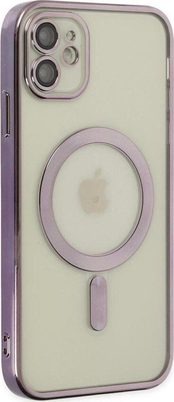 Iphone 11 Manyetik Kablosuz Şarj Edilen Kamera Korumalı Silikon Kılıf - Image 1