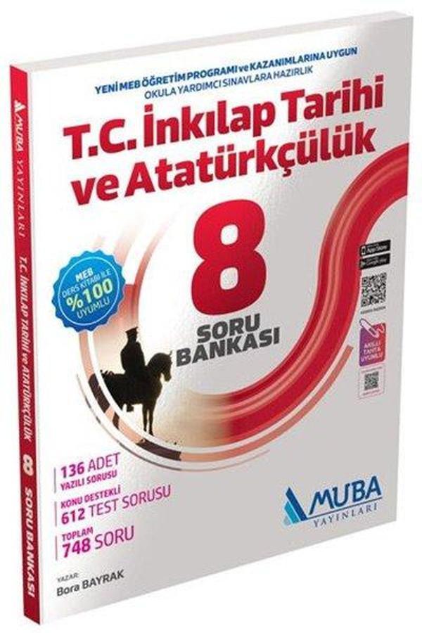 2022 8.Sınıf T.C İnkılap Tarihi ve Atatürkçülük Soru Bankası - Muba Yayınları - Image 1