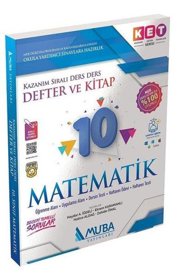 2022 10.Sınıf KET Serisi Matematik Defter ve Kitap - Muba Yayınları - Image 1