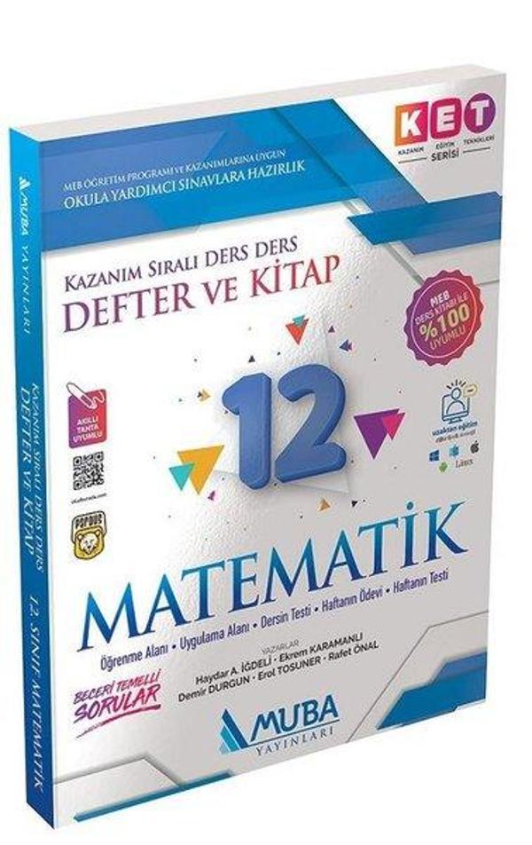 2022 12.Sınıf KET Serisi Matematik Defter ve Kitap - Muba Yayınları - Image 1