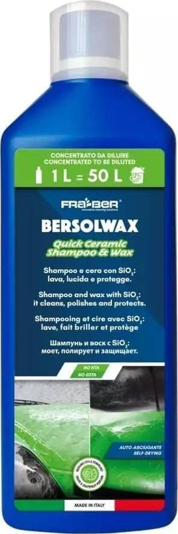 FRA-BER Bersolwax Seramik İçerikli Yeni Nesil Araç Yıkama Şampuanı - 1000 ml - Image 1