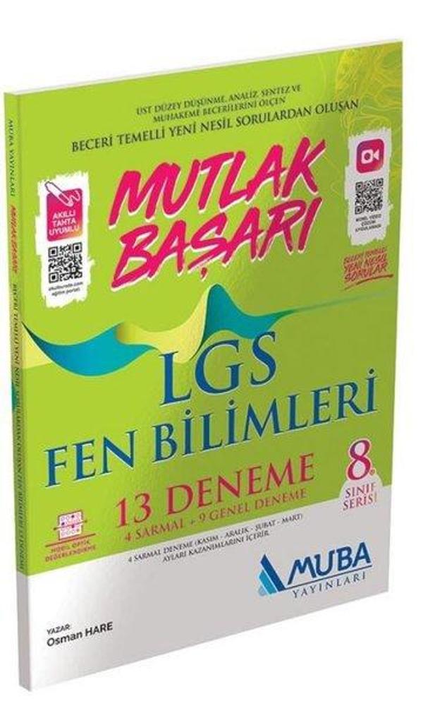 2022 LGS Mutlak Başarı Fen Bilimleri 13 Deneme - Muba Yayınları - Image 1