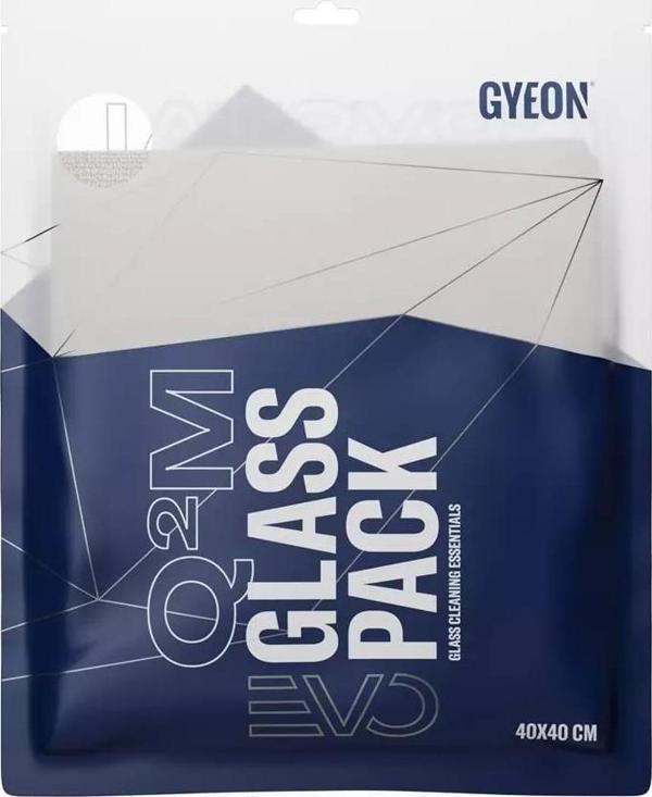 GYEON Q²M GlassPack EVO Cam Yüzey Temizlik Ve Silme Mikrofiber Bezi Seti 2’Lü Paket - 40x40 Cm - Image 1