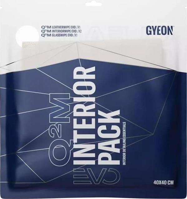 GYEON Q²M InteriorPack EVO İç Aksam Mikrofiber Detaylı Temizlik Bezi Seti 4'Lü Paket - 40x40 Cm - Image 1