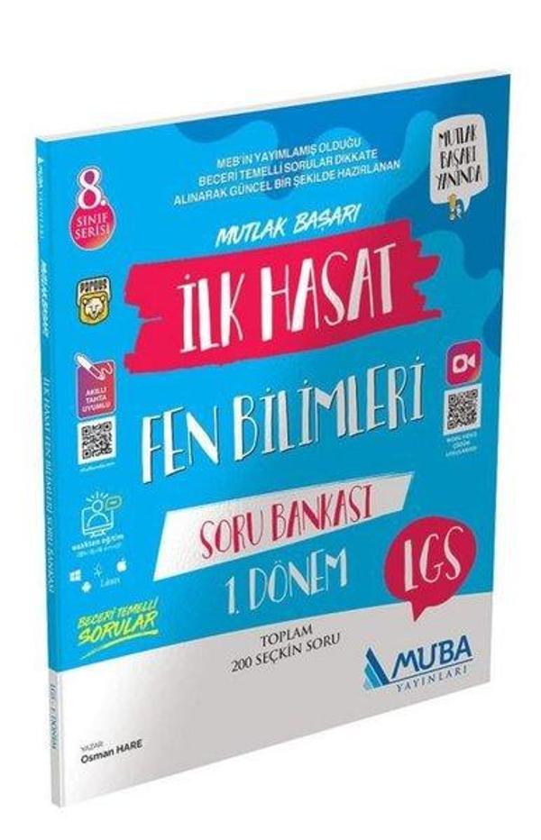 2022 LGS Mutlak Başarı Fen Bilimleri İlk Hasat Soru Bankası - Muba Yayınları - Image 1