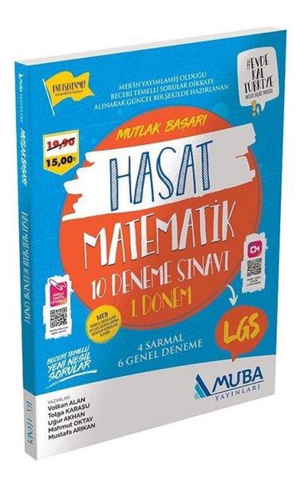 2022 LGS Mutlak Başarı Matematik Hasat 10 Deneme Sınavı - Muba Yayınları - Image 1