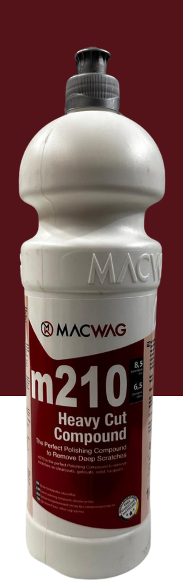 MACWAG M210 Heavy Cut Compound 1 LT - P1500 Zımpara İzlerini Gideren Profesyonel Aşındırıcı Pasta - Image 1