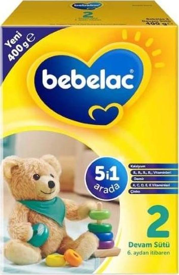 Nessiworld  Bebelac Bebek Devam Sütü No2 400 Gr - Image 1