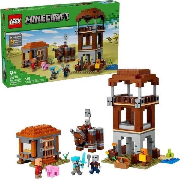 Nessiworld 21278 Lego Minecraft Pillager Karakolu ve Ravager 665 parça +9 yaş - Image 1