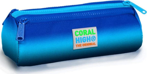 Nessiworld  Coral High Kids Lacivert Mavi renk Geçişli Üç Bölmeli Kalem Çantası 22045 - Image 1