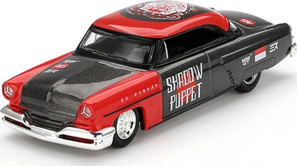 Nessiworld Mini GT 1/64 Lincoln Capri Hot Rod 1954 "Shadow Puppet" MINI GT x MIZU Diecast - Image 1