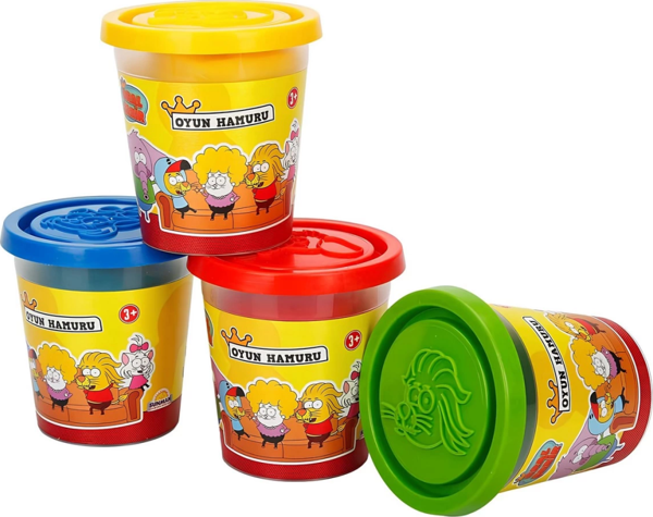 Nessiworld  Kral Şakir 4'lü Oyun Hamuru 560 gr - Image 1