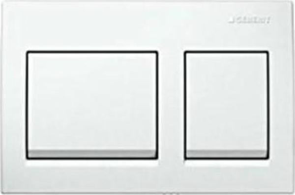 Geberit Alpha15 Kumanda Kapağı Çift Basmalı, Beyaz - 115.045.11.5 - Image 1